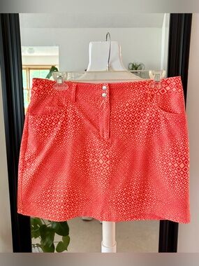 SLAZENGER Orange Golf Skort